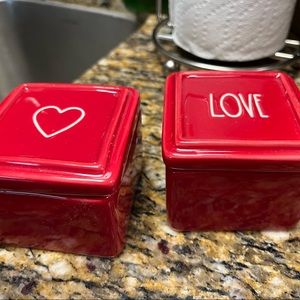 Rae Dunn trinket boxes